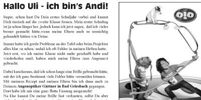 Hallo Uli - ich bin