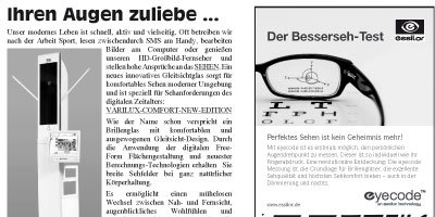 Ihren Augen zuliebe...<br><br>